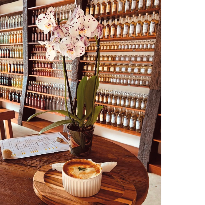 No Alambique Praiano, o tempo passa devagar. A brisa do mar encontra o aroma da cana e cada destilado carrega um pedacinho do litoral.